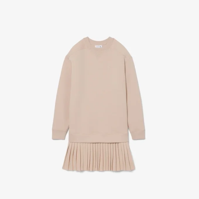 Φορέμα-φούτερ από βαμβάκι σε oversized γραμμή Φορέμα-φούτερ από βαμβάκι σε oversized γραμμή