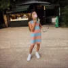 Φορέμα πόλο Petit Piqua χωρίς μανίκια με ρίγες Φορέμα πόλο Petit Piqua χωρίς μανίκια με ρίγες