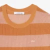Φορέμα-T-shirt από πλεκτό πλέγμα με ρίγες Φορέμα-T-shirt από πλεκτό πλέγμα με ρίγες