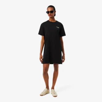Φορέμα-T-shirt από βαμβάκι σε oversized γραμμή Φορέμα-T-shirt από βαμβάκι σε oversized γραμμή