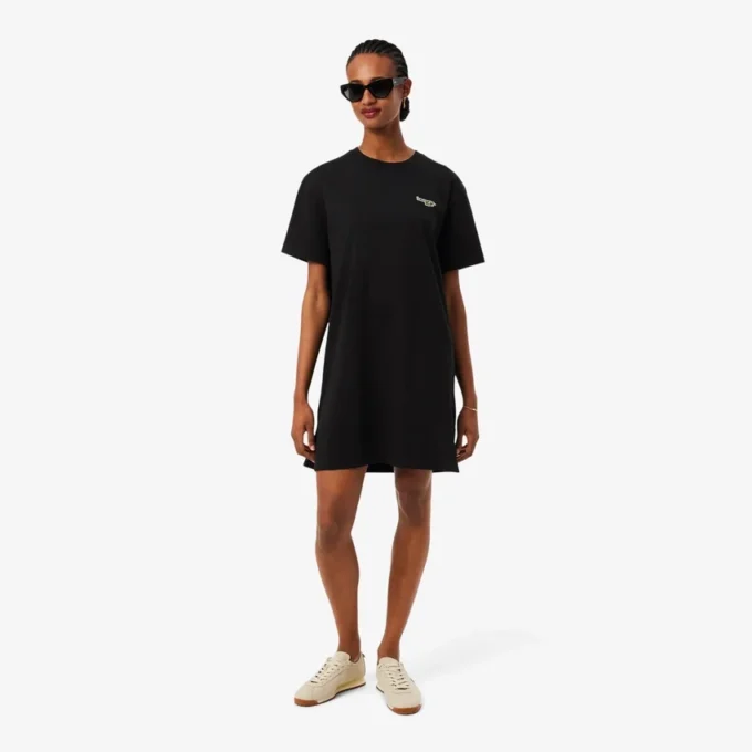 Φορέμα-T-shirt από βαμβάκι σε oversized γραμμή Φορέμα-T-shirt από βαμβάκι σε oversized γραμμή