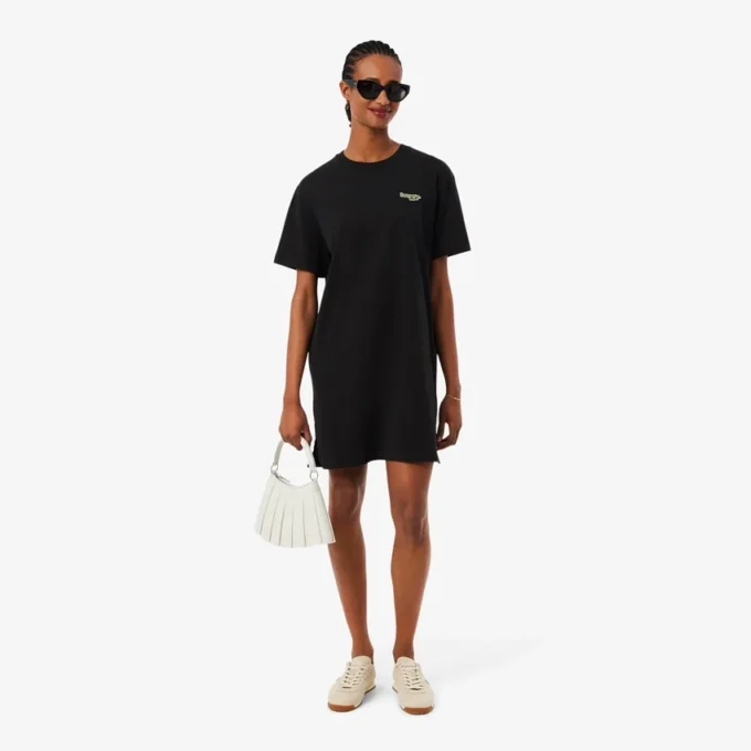 Φορέμα-T-shirt από βαμβάκι σε oversized γραμμή Φορέμα-T-shirt από βαμβάκι σε oversized γραμμή