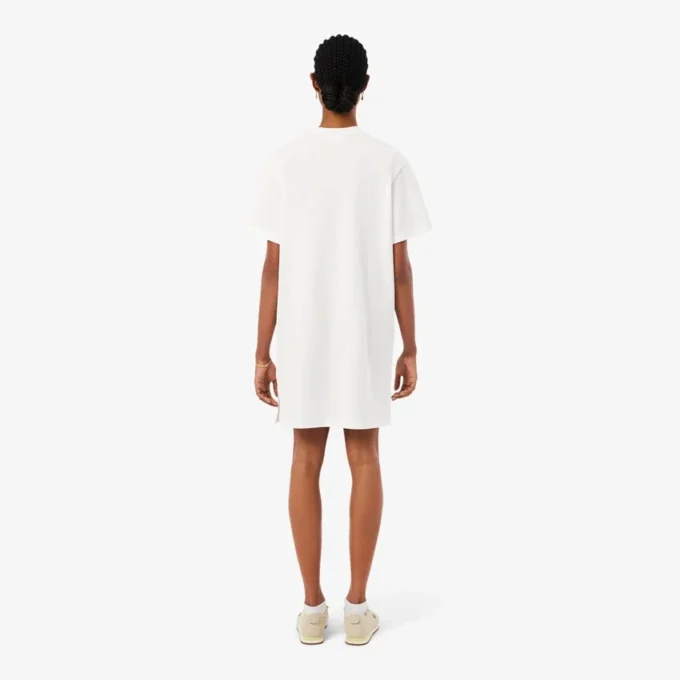 Φορέμα-T-shirt από βαμβάκι σε oversized γραμμή Φορέμα-T-shirt από βαμβάκι σε oversized γραμμή