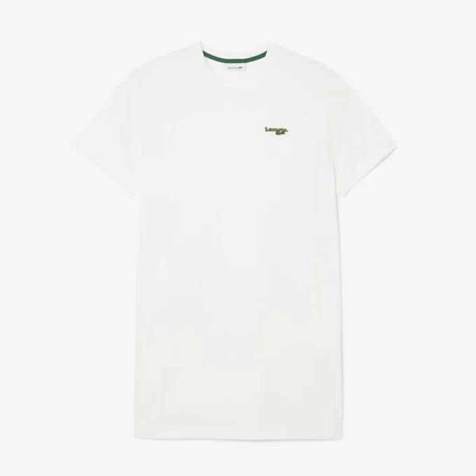 Φορέμα-T-shirt από βαμβάκι σε oversized γραμμή Φορέμα-T-shirt από βαμβάκι σε oversized γραμμή