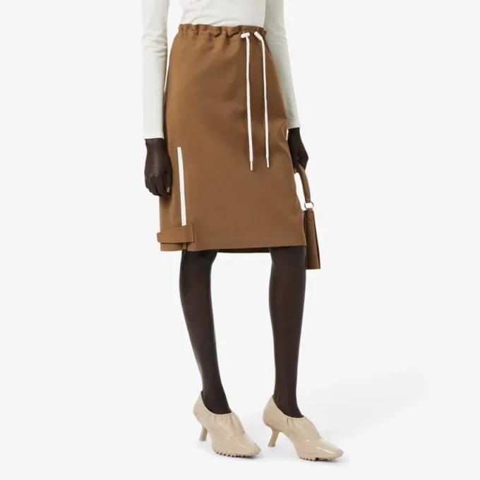 Φούστα Cargo από μείγμα μαλλιού Runway The Blend