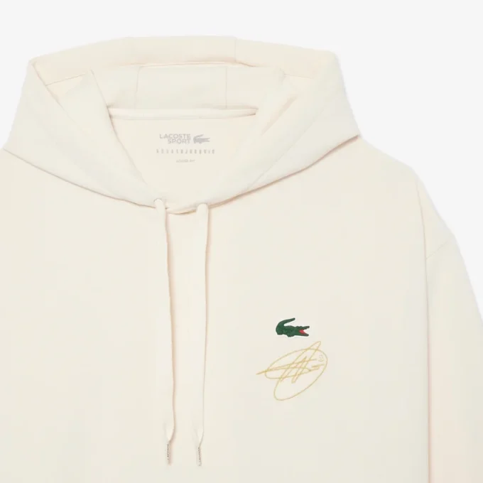 Φούτερ με κουκούλα Lacoste Tennis X Novak Djokovic