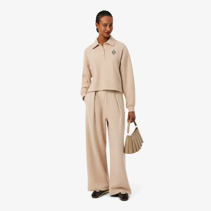 Φούτερ πόλο με ραβδώσεις σε oversized γραμμή Φούτερ πόλο με ραβδώσεις σε oversized γραμμή