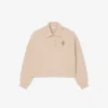 Φούτερ πόλο με ραβδώσεις σε oversized γραμμή Φούτερ πόλο με ραβδώσεις σε oversized γραμμή