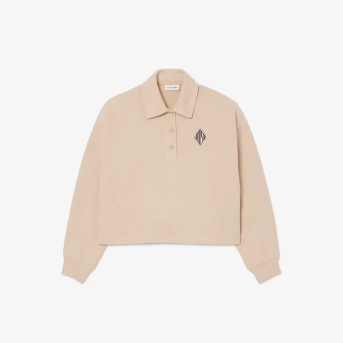 Φούτερ πόλο με ραβδώσεις σε oversized γραμμή Φούτερ πόλο με ραβδώσεις σε oversized γραμμή