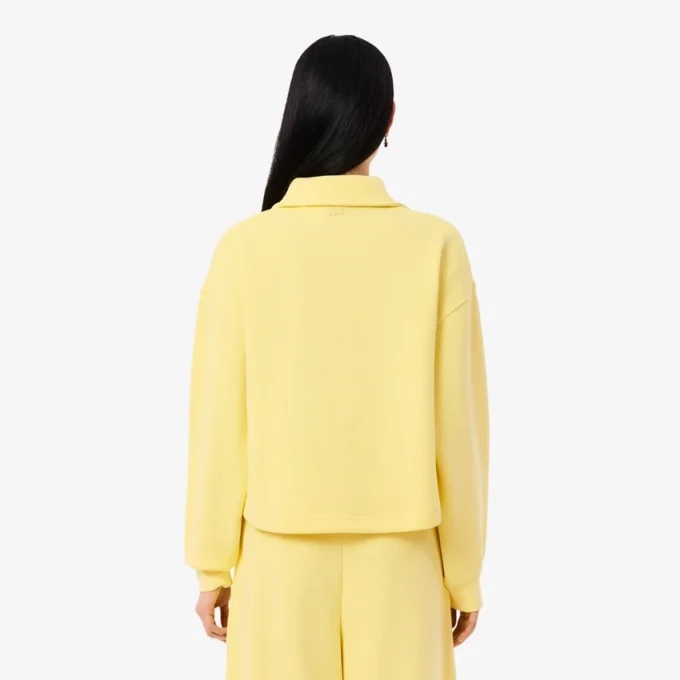 Φούτερ πόλο με ραβδώσεις σε oversized μέγεθος Φούτερ πόλο με ραβδώσεις σε oversized μέγεθος