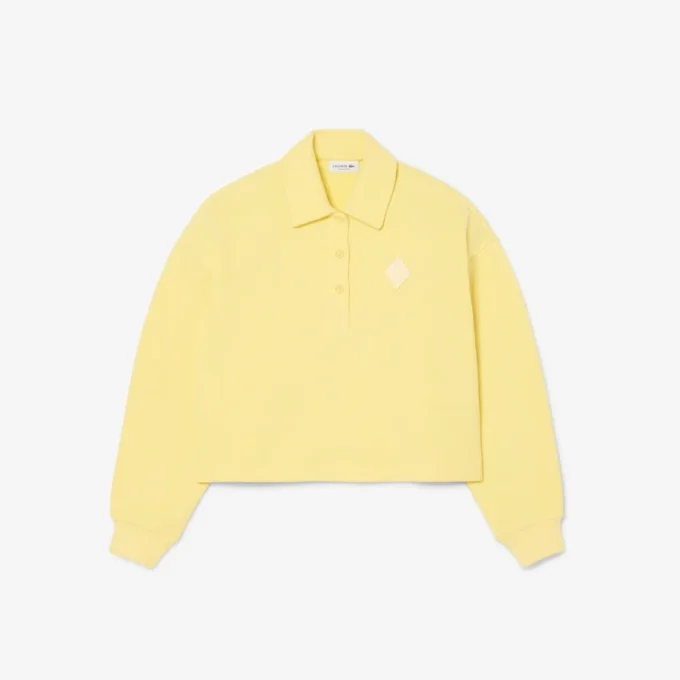 Φούτερ πόλο με ραβδώσεις σε oversized μέγεθος Φούτερ πόλο με ραβδώσεις σε oversized μέγεθος