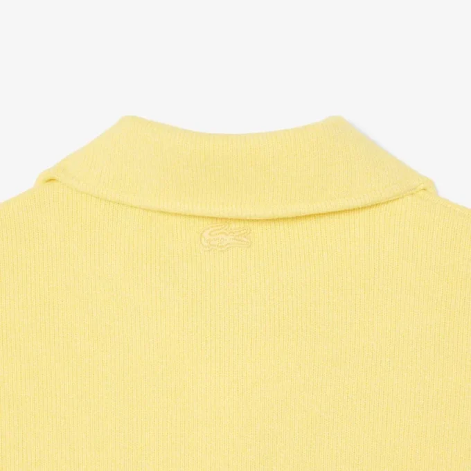 Φούτερ πόλο με ραβδώσεις σε oversized μέγεθος Φούτερ πόλο με ραβδώσεις σε oversized μέγεθος