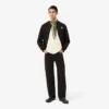 Φούτερ πόλο Μπλούζα φλις με χαλαρή εφαρμογή και διακοσμητικό έμβλημα Φούτερ πόλο Μπλούζα φλις με χαλαρή εφαρμογή και διακοσμητικό έμβλημα