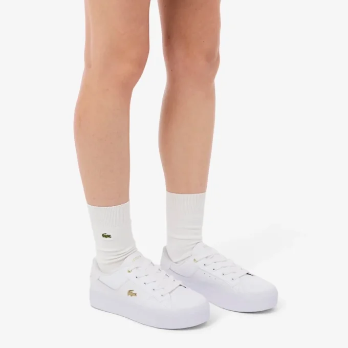 Γυναικεία δερμάτινα Sneakers με πλατφόρμα Ziane