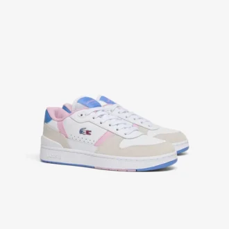 Γυναικεία δερμάτινα Sneakers T-Clip Set