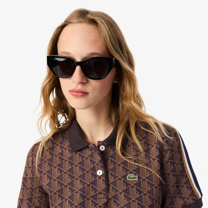 Γυναικείες Polo Μπλούζες Slim Fit Monogram Γυναικείες Polo Μπλούζες Slim Fit Monogram