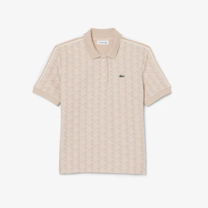 Γυναικείες Polo Μπλούζες Slim Fit Monogram Γυναικείες Polo Μπλούζες Slim Fit Monogram