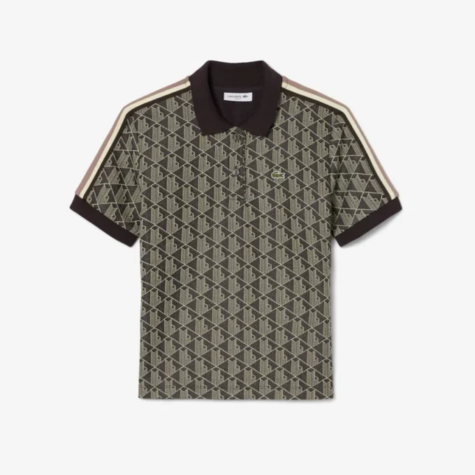 Γυναικείες Polo Μπλούζες Slim Fit Monogram Γυναικείες Polo Μπλούζες Slim Fit Monogram