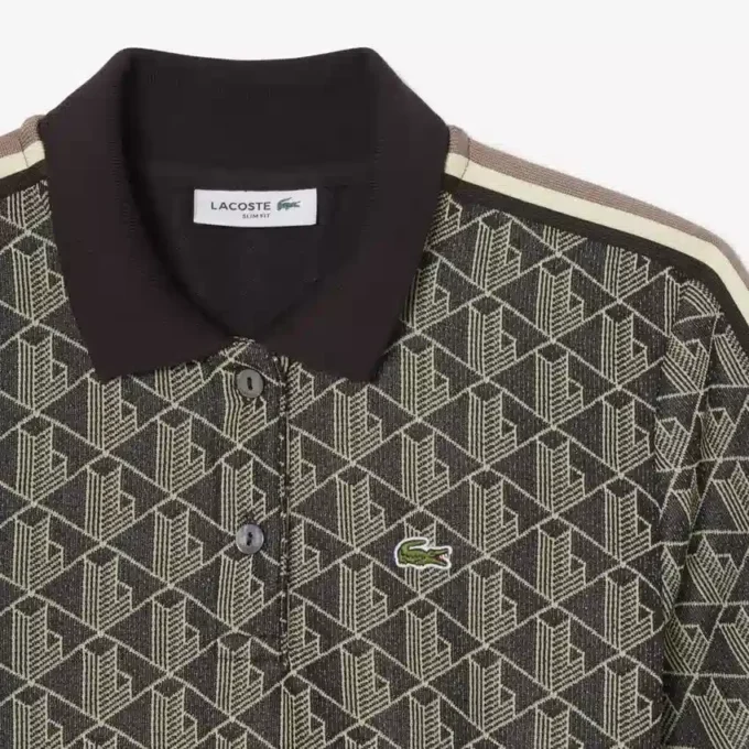 Γυναικείες Polo Μπλούζες Slim Fit Monogram Γυναικείες Polo Μπλούζες Slim Fit Monogram
