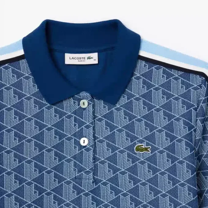 Γυναικείες Polo Μπλούζες Slim Fit Monogram Γυναικείες Polo Μπλούζες Slim Fit Monogram