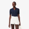Γυναικείες Polo Μπλούζες Slim Fit Pointelle με το λογότυπο L.12.D Γυναικείες Polo Μπλούζες Slim Fit Pointelle με το λογότυπο L.12.D
