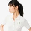 Γυναικείες Polo Μπλούζες Slim Fit Pointelle με το λογότυπο L.12.D Γυναικείες Polo Μπλούζες Slim Fit Pointelle με το λογότυπο L.12.D