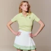 Γυναικείες Polo Μπλούζες Slim Fit Pointelle με το λογότυπο L.12.D Γυναικείες Polo Μπλούζες Slim Fit Pointelle με το λογότυπο L.12.D