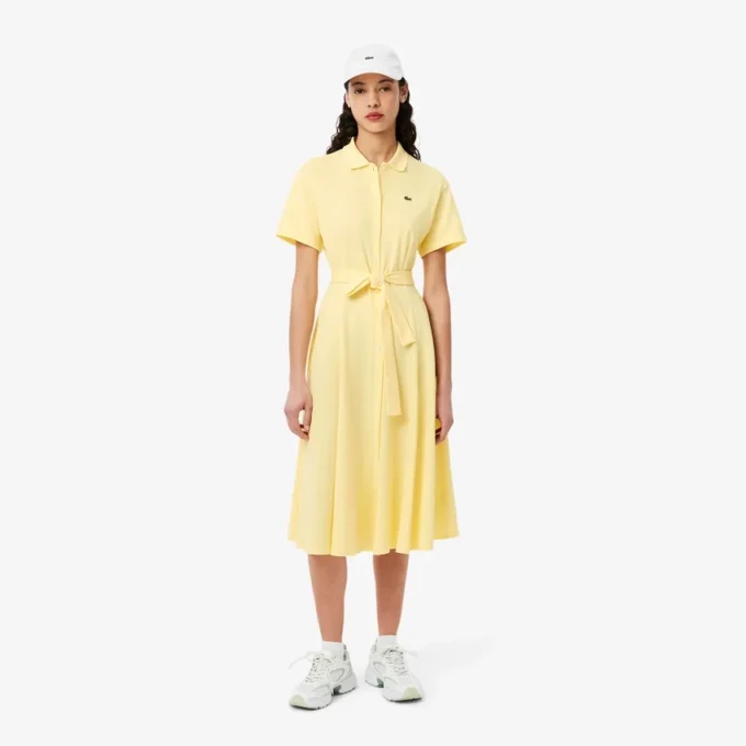 Γυναικείο φαρδύ μίνι φόρεμα πόλο Γυναικείο φαρδύ μίνι φόρεμα πόλο