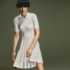 Γυναικείο φόρεμα με πλισέ γιακά από Polo Μπλούζα Γυναικείο φόρεμα με πλισέ γιακά από Polo Μπλούζα