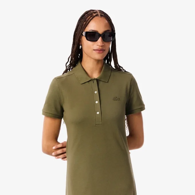 Γυναικείο φόρεμα Polo Μπλούζα Slim Fit Stretch Mini Piqua Γυναικείο φόρεμα Polo Μπλούζα Slim Fit Stretch Mini Piqua