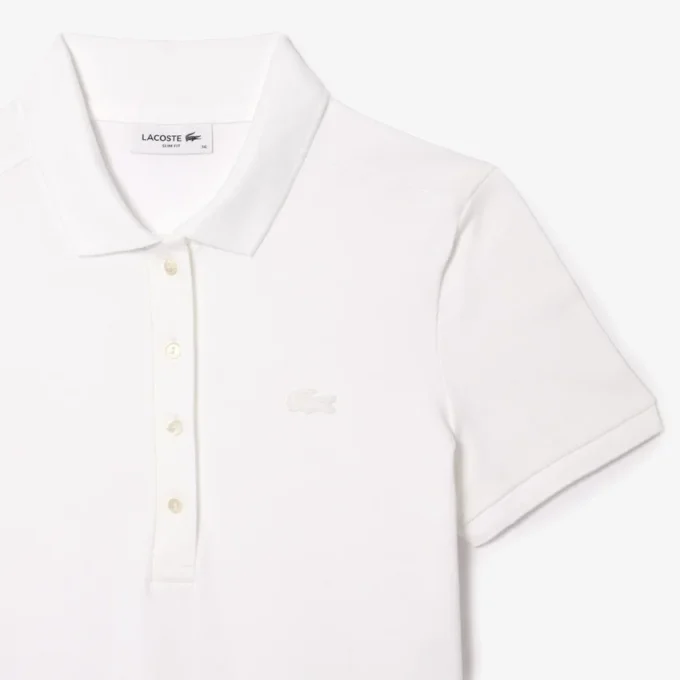Γυναικείο φόρεμα Polo Μπλούζα Slim Fit Stretch Mini Piqua Γυναικείο φόρεμα Polo Μπλούζα Slim Fit Stretch Mini Piqua