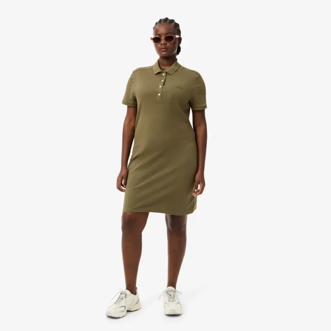 Γυναικείο φόρεμα Polo Μπλούζα Slim Fit Stretch Mini Piqua Γυναικείο φόρεμα Polo Μπλούζα Slim Fit Stretch Mini Piqua