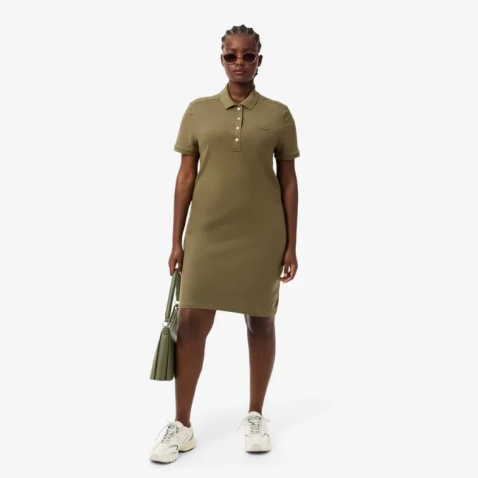 Γυναικείο φόρεμα Polo Μπλούζα Slim Fit Stretch Mini Piqua Γυναικείο φόρεμα Polo Μπλούζα Slim Fit Stretch Mini Piqua