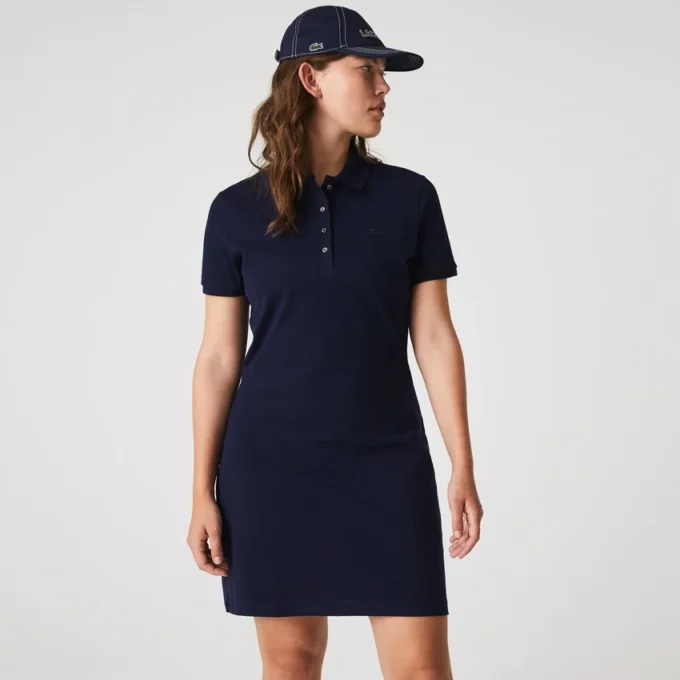 Γυναικείο φόρεμα Polo Μπλούζα Slim Fit Stretch Mini Piqua Γυναικείο φόρεμα Polo Μπλούζα Slim Fit Stretch Mini Piqua