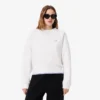 Γυναικείο φούτερ από βαμβάκι σε oversized γραμμή Γυναικείο φούτερ από βαμβάκι σε oversized γραμμή