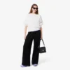 Γυναικείο φούτερ από βαμβάκι σε oversized γραμμή Γυναικείο φούτερ από βαμβάκι σε oversized γραμμή