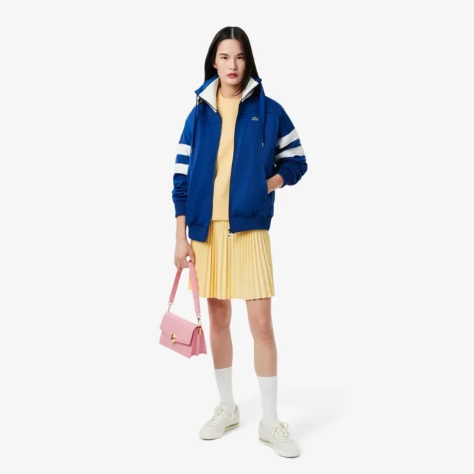 Γυναικείο φούτερ από βαμβάκι σε oversized γραμμή Γυναικείο φούτερ από βαμβάκι σε oversized γραμμή