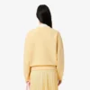 Γυναικείο φούτερ από βαμβάκι σε oversized γραμμή Γυναικείο φούτερ από βαμβάκι σε oversized γραμμή