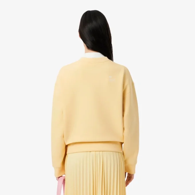 Γυναικείο φούτερ από βαμβάκι σε oversized γραμμή Γυναικείο φούτερ από βαμβάκι σε oversized γραμμή