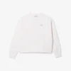 Γυναικείο φούτερ από βαμβάκι σε oversized γραμμή Γυναικείο φούτερ από βαμβάκι σε oversized γραμμή