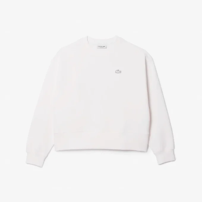 Γυναικείο φούτερ από βαμβάκι σε oversized γραμμή Γυναικείο φούτερ από βαμβάκι σε oversized γραμμή