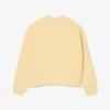 Γυναικείο φούτερ από βαμβάκι σε oversized γραμμή Γυναικείο φούτερ από βαμβάκι σε oversized γραμμή