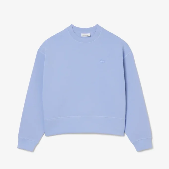 Γυναικείο φούτερ από βαμβάκι σε oversized γραμμή Γυναικείο φούτερ από βαμβάκι σε oversized γραμμή