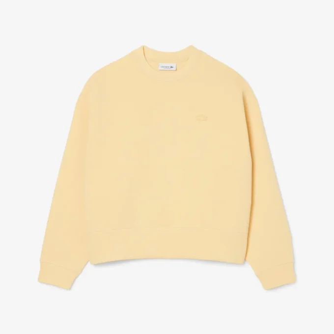 Γυναικείο φούτερ από βαμβάκι σε oversized γραμμή Γυναικείο φούτερ από βαμβάκι σε oversized γραμμή