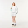 Γυναικείο φούτερ από βαμβάκι σε oversized γραμμή Γυναικείο φούτερ από βαμβάκι σε oversized γραμμή