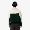 Γυναικείο φούτερ φλις με ψηλό γιακά και oversized γραμμή Γυναικείο φούτερ φλις με ψηλό γιακά και oversized γραμμή