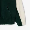 Γυναικείο φούτερ φλις με ψηλό γιακά και oversized γραμμή Γυναικείο φούτερ φλις με ψηλό γιακά και oversized γραμμή