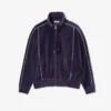 Γυναικείο φούτερ βελούδου με φερμουάρ και oversized γραμμή Γυναικείο φούτερ βελούδου με φερμουάρ και oversized γραμμή
