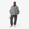 Γυναικείο κοντό oversized παλτό από μείγμα μαλλιού The Blend Γυναικείο κοντό oversized παλτό από μείγμα μαλλιού The Blend