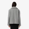 Γυναικείο κοντό oversized παλτό από μείγμα μαλλιού The Blend Γυναικείο κοντό oversized παλτό από μείγμα μαλλιού The Blend